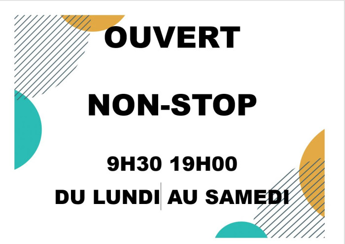 OUVERTURE NON-STOP
